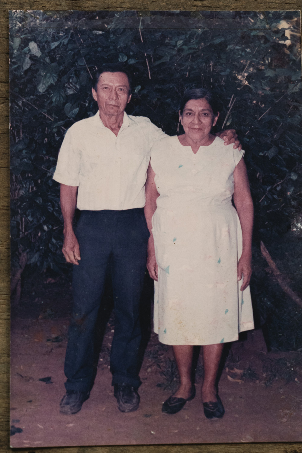 Liborio Matarrita Gómez and his wife, in a photo from several decades ago